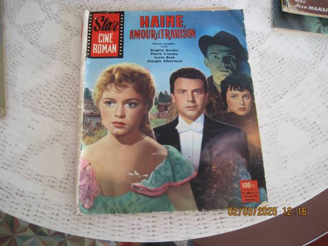 Star cin roman Haine  Amour et trahison