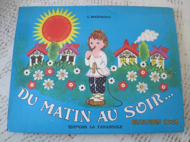Livre Pop Up Du matin au soir