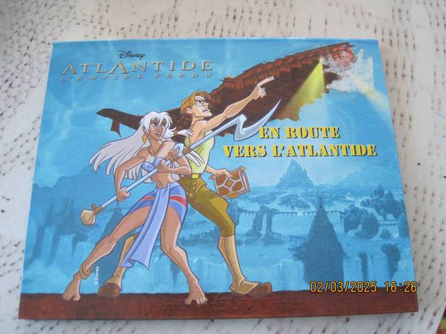 Livre Pop Up En route vers L'Atlantide
