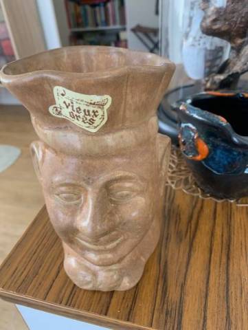 Vase  tte vintage vieux gr