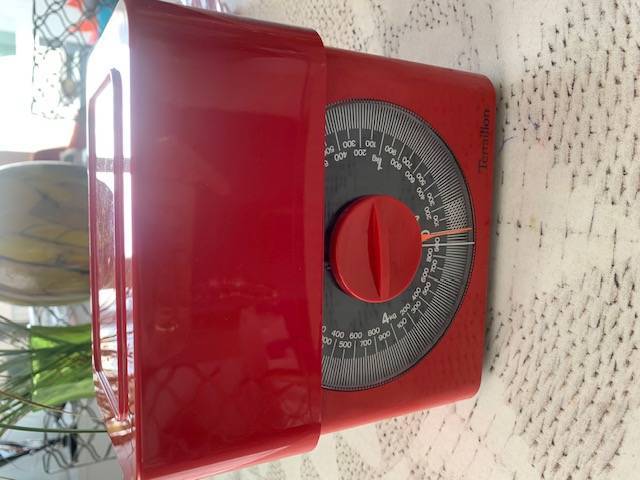 Balance vintage Terraillon rouge 