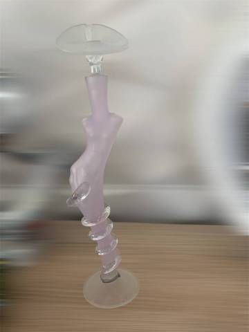 Flacon de parfum en verre Elena Graure 1980